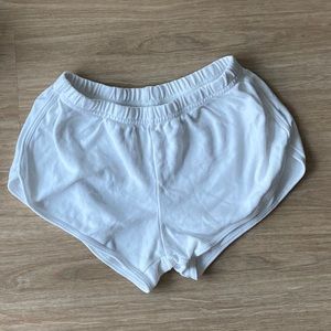 American Apparel White Shorts Size: M